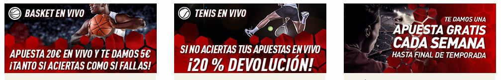otras promociones de sportium con el bono