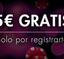 5 euros gratis para jugar en el casino